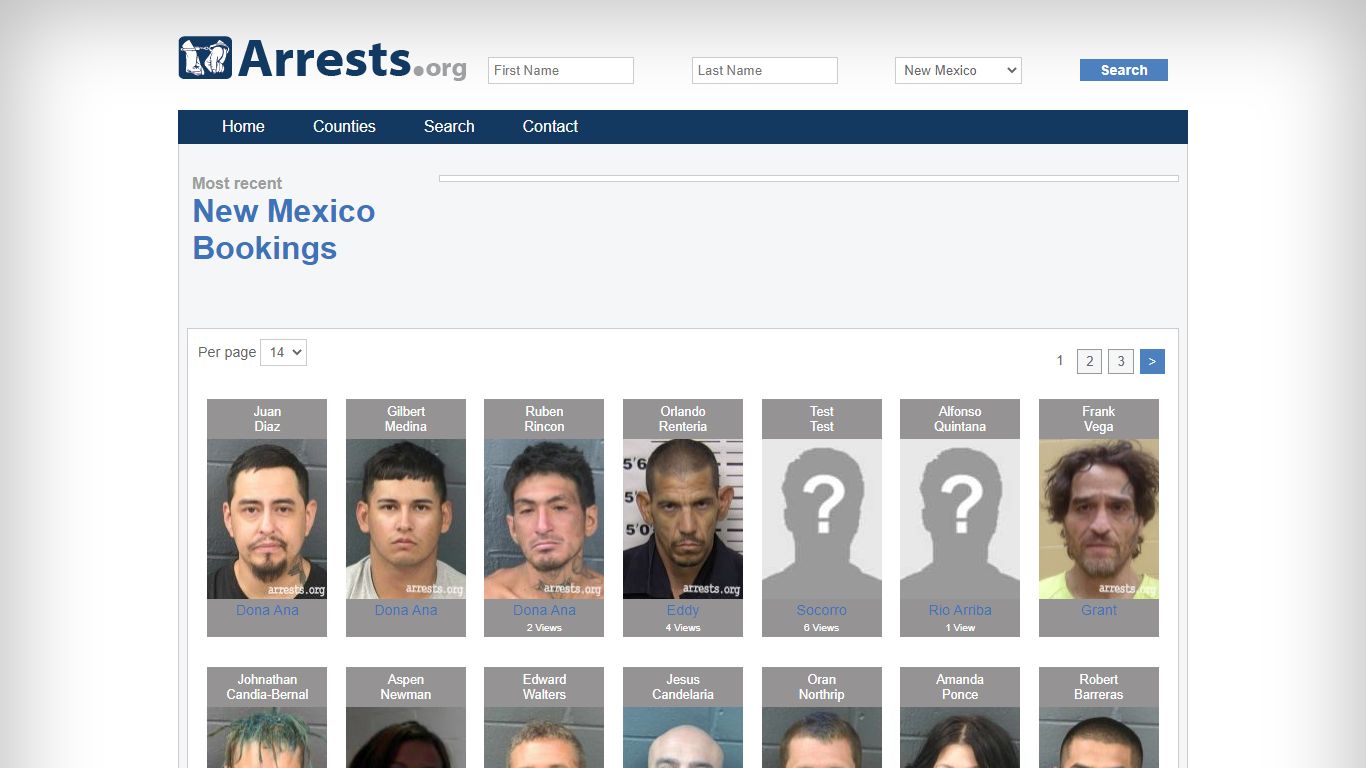 New Mexico Arrests and Inmate Search